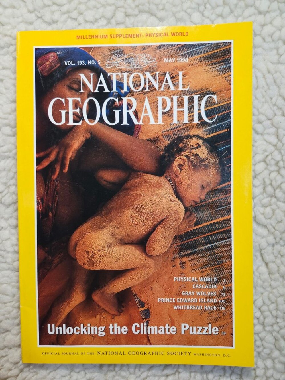 National Geographic Magazine May 1998 Vol 193 No 5 Unlocking the Climate Puzzle